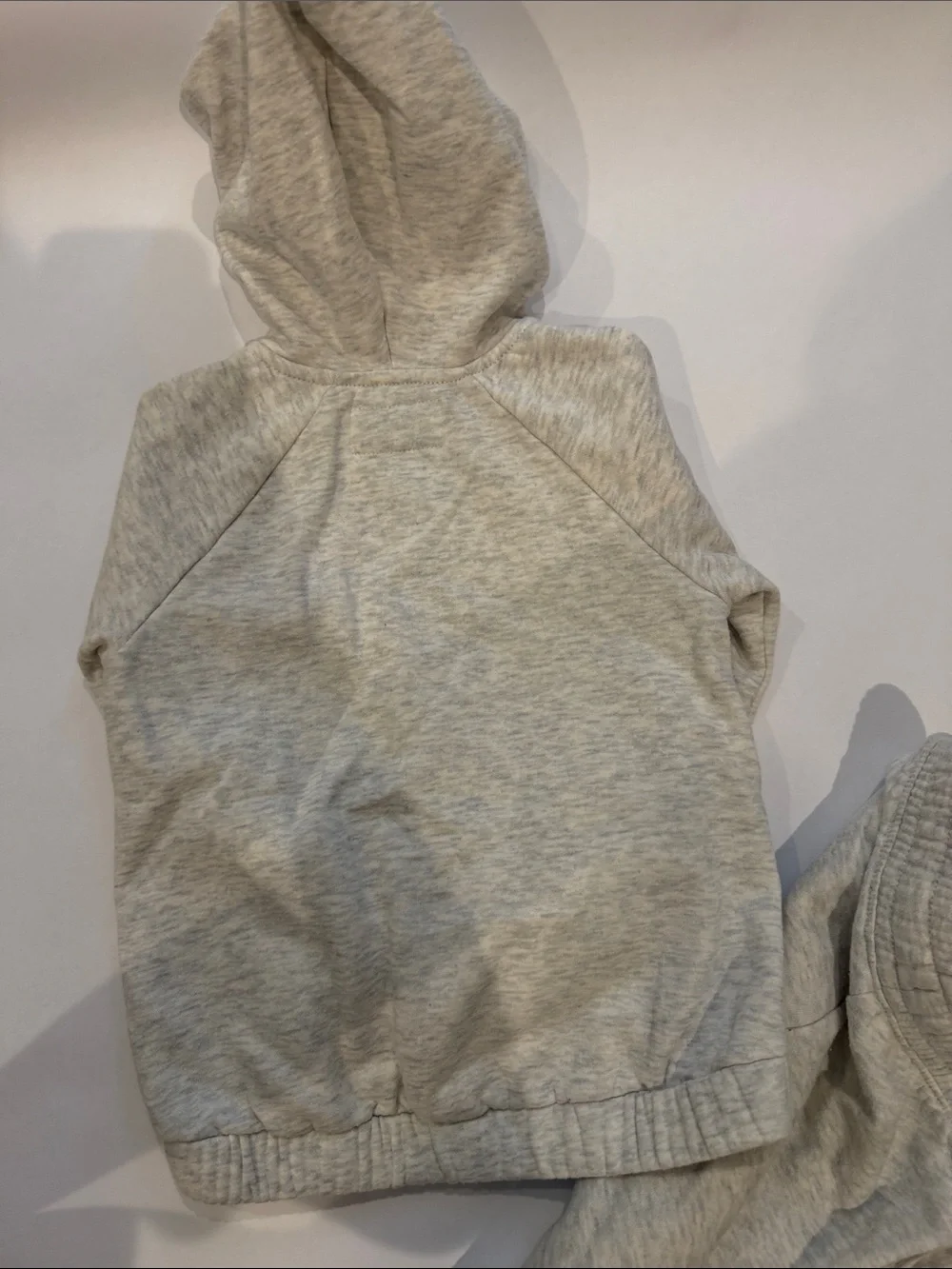 Old Navy Light Gray Cherry Zip Jogger Set
